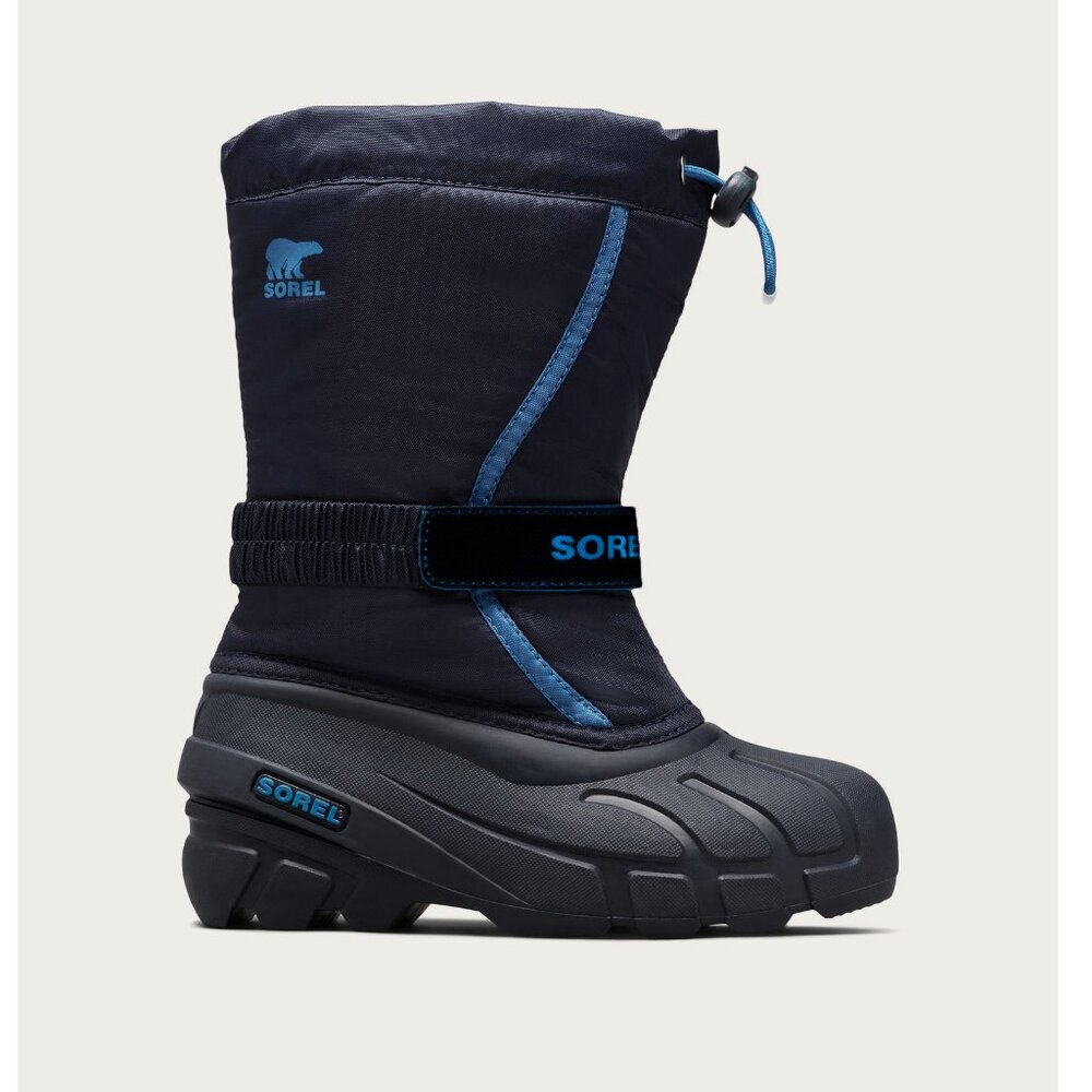 Sorel Childrens Flurry Blue Black Sz 6